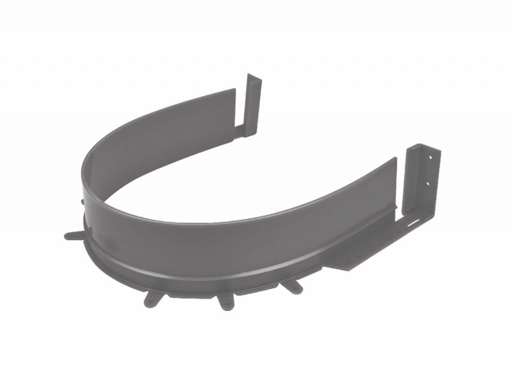 Ограждение сифона для ящика под мойку Volpato для ДСП 18мм графит